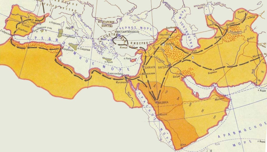 Арабский халифат в период расцвета, 750 год