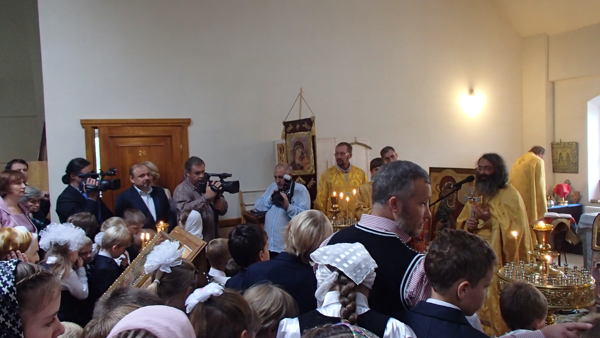 1 сентября, Открытие новой Троицкой Православной школы